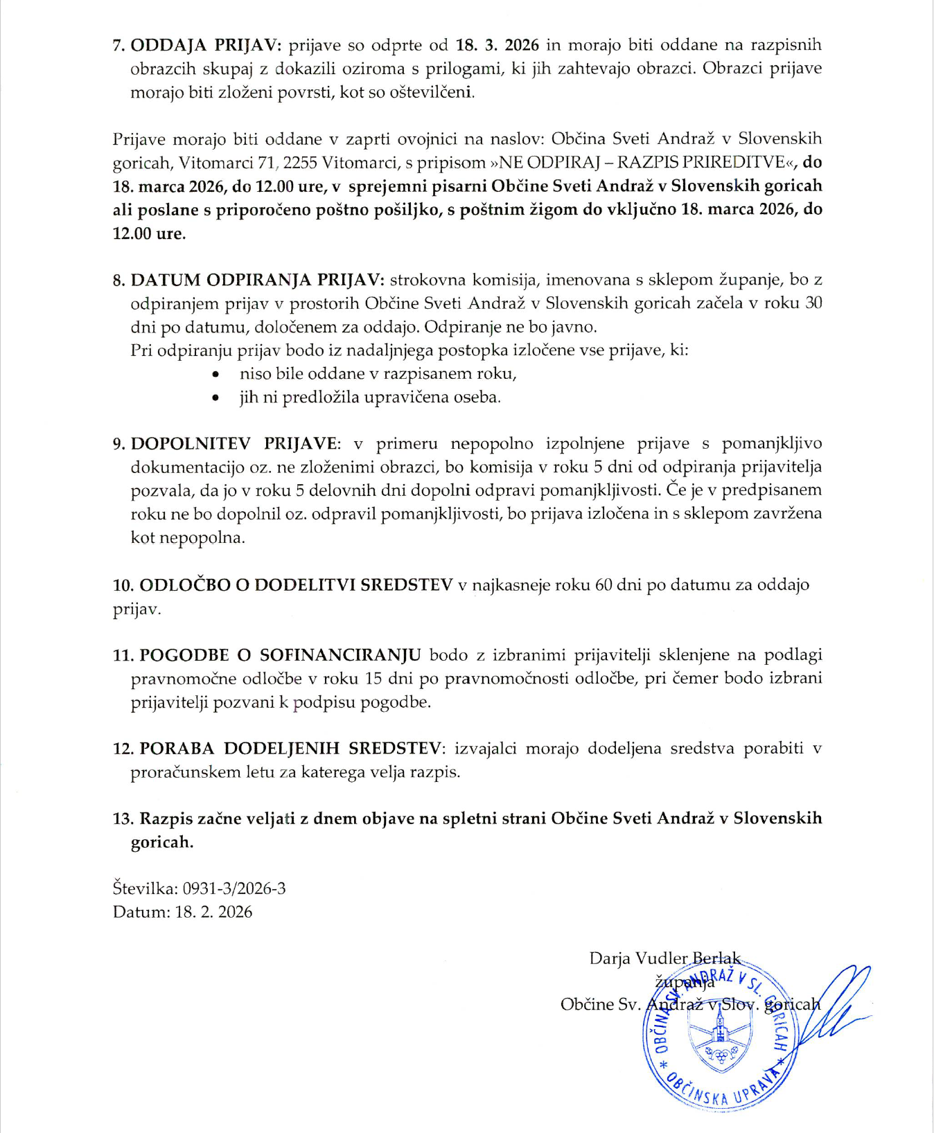 JR - prireditve 2026 - 2del